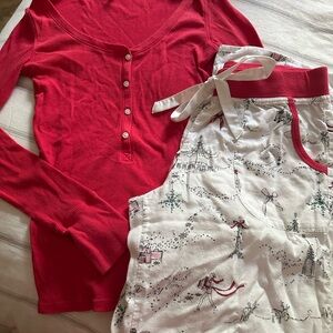 Victoria's Secret holiday pajama set